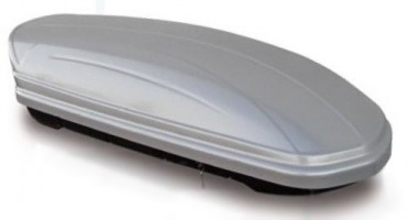 Бокс на крышу MENABO  MANIA SILVER 320 л. 138 x 79 x 37 cерый, глянцевый